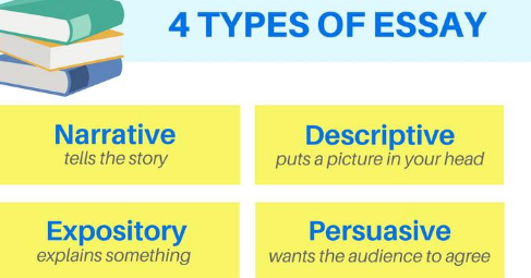 explaining the four types of essays we offer